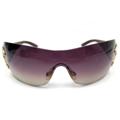 Lunettes de soleil de type masque pour femme 